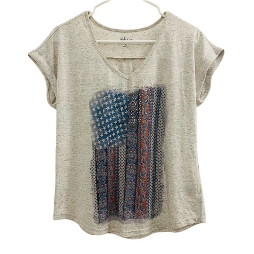 Shirt Short Sleeve T-Shirts Tops Casual Loose Tees Womens Size PL